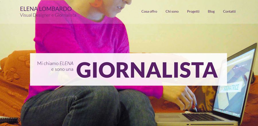 Pagina 1 sito web