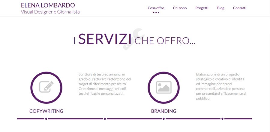 Pagina 2 sito web