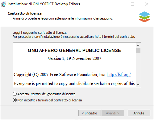 Licenza OnlyOffice Desktop