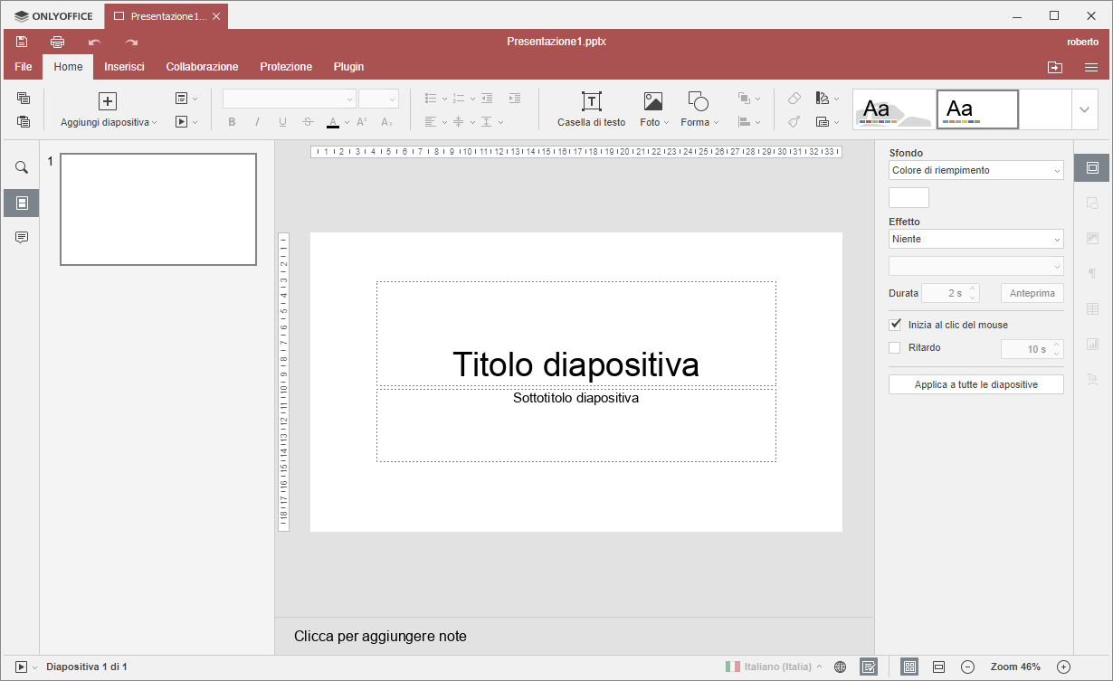 OnlyOffice Presentazione